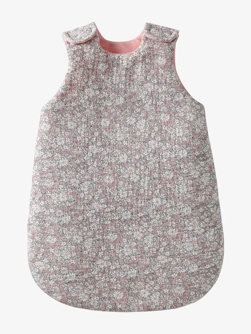 Vertbaudet Puppen-Schlafsack, Rosa bedruckt, – Produktbild 1 von 4