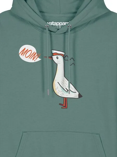 watapparel watapparel Hoodie Unisex Moin Seagull, Green bay, – Produktbild 3 von 4