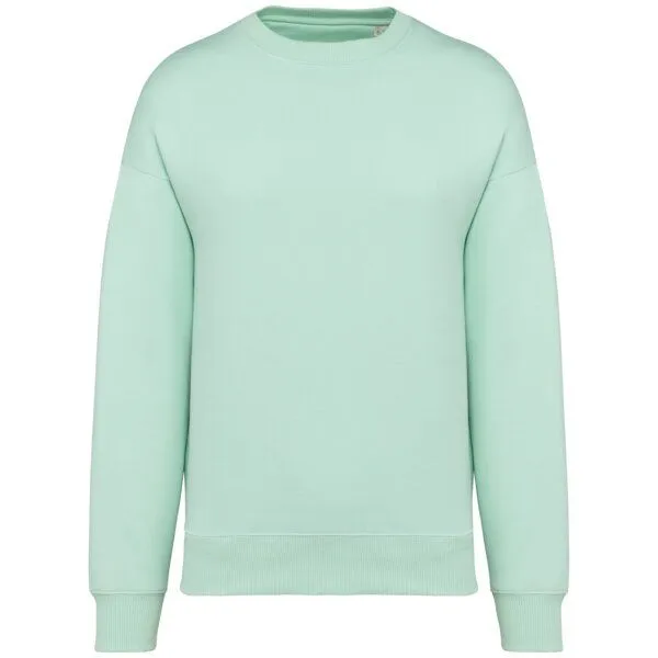 Greenspired Greenspired Umweltfreundliches Oversize Unisex-Sweatshirt mit Rundhalsausschnitt 300g/m² XXS- 3 XL, Sanftes grün, – Produktbild 1 von 1