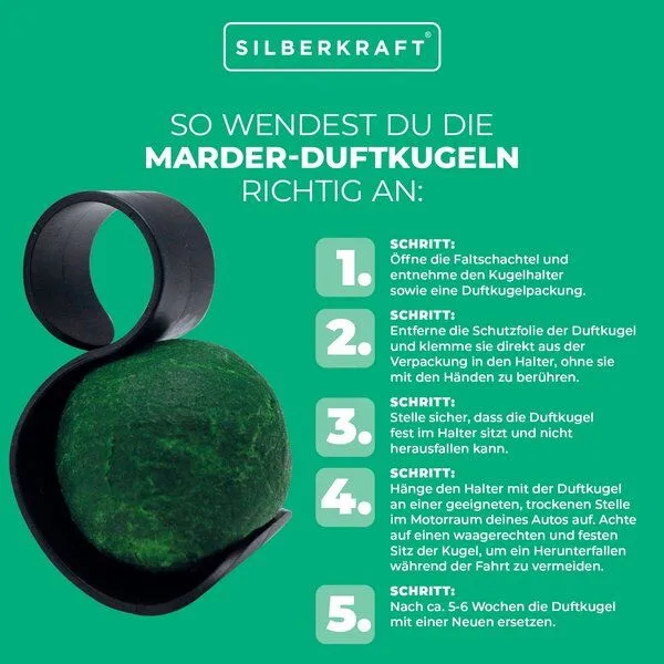 Silberkraft Silberkraft Silence Marder-Duftkugeln – Produktbild 2 von 4