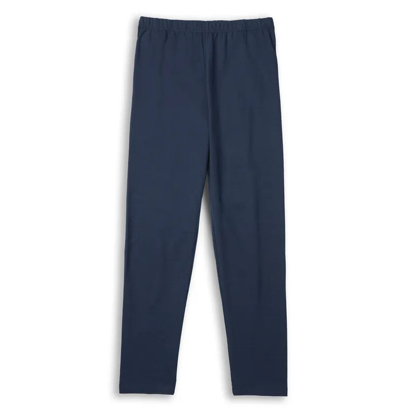Living Crafts Living Crafts - Damen 7/8-Leggings - (92% Bio-Baumwolle; 8% Elasthan), Blau, – Produktbild 1 von 3