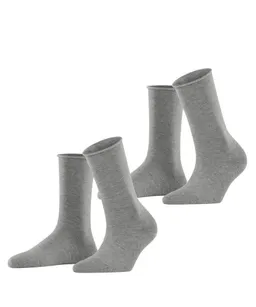 Esprit Socken Basic Pure (2-Paar, 2 Paar) ohne einschneidendes Bündchen, Basic-Socke, Uni-Strümpfe atmungsaktiv – Produktbild 1 von 1