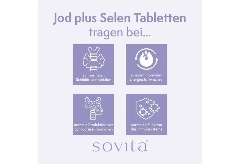Ascopharm Ascopharm sovita Jod plus Selen Tabletten, 180 Tabletten 1, 1 er – Produktbild 3 von 5