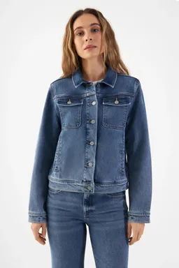DAWN Dawn Damen vegan Jacke Denim Callisto Medium Blau – Produktbild 1 von 1