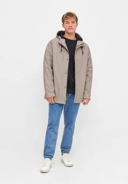 derbe derbe Regenjacke „Passbyplain“, Cobblestone navy, – Produktbild 3 von 4