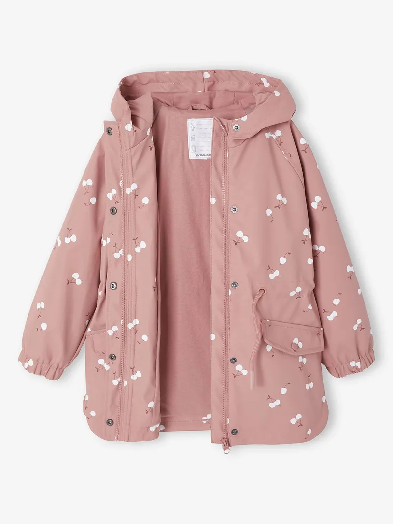 Vertbaudet Vertbaudet Mädchen Regenjacke mit Zauber-Trick blush, Blush, – Produktbild 2 von 4