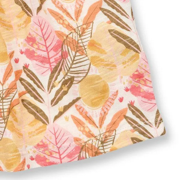 Sense Organics Sense Organics Baby Tunika mit Blätter-Druck, Modell IRMA, Tropenblätterdruck, – Produktbild 4 von 4