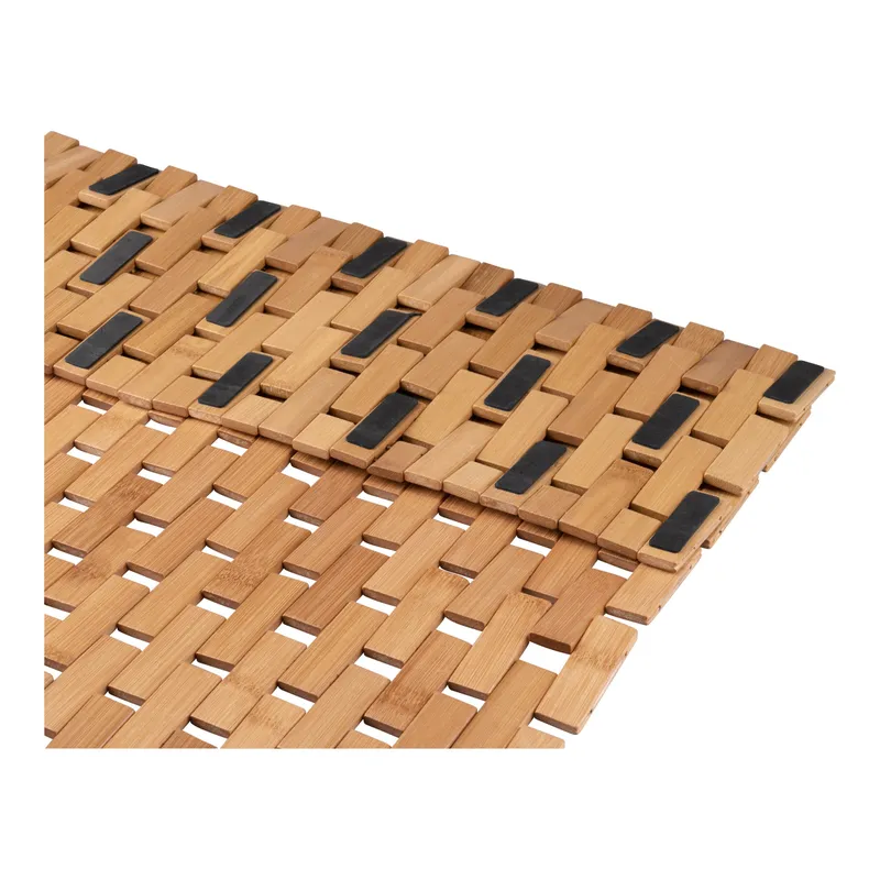 Croll & Denecke Croll & Denecke Badematte aus Bambus, rutschfest, Natur, – Produktbild 2 von 4