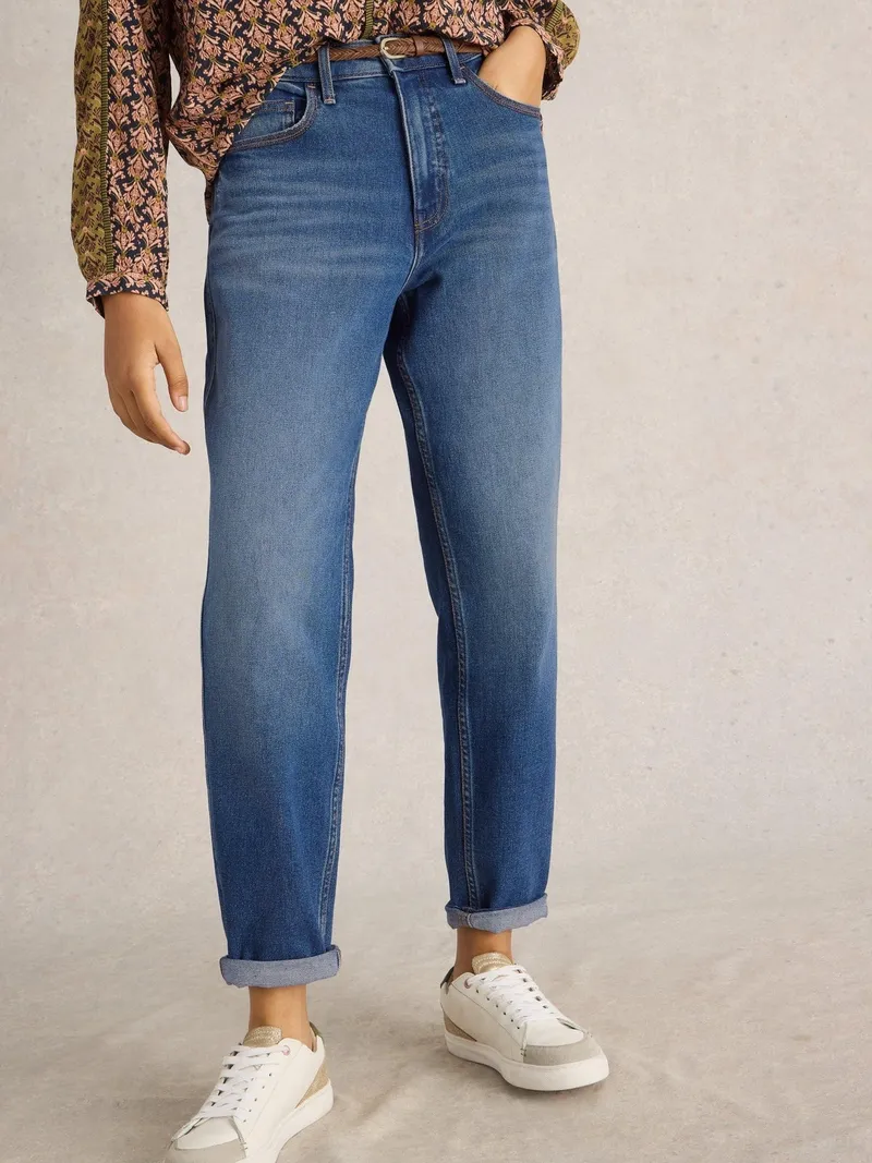 White Stuff Weekend Jeans Freya - 44/R, Mittel denim, – Produktbild 3 von 4
