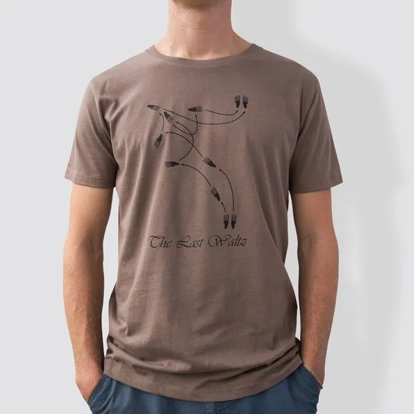 little kiwi little kiwi Herren T-Shirt, "Last Waltz", Braun - walnut, – Produktbild 1 von 3