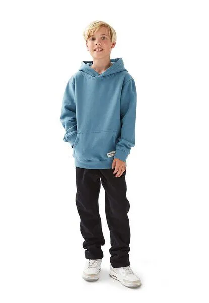 Band of Rascals Band of Rascals Plain Hooded, Aegean-blue, – Produktbild 3 von 4