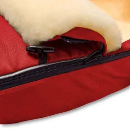 Hofbrucker Hofbrucker Fußsack Kinderwagen Lammfell Polaris Maße: 105 x 40 x 10 cm – Produktbild 1 von 1
