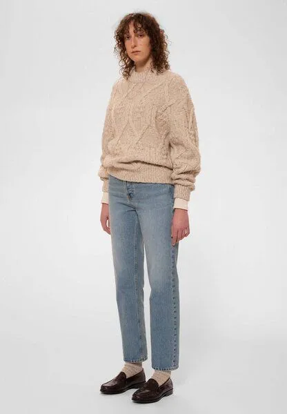Nudie Jeans Nudie Jeans Strickpullover Elsa Cable Knit - aus Wollmix – Produktbild 1 von 3