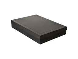 Falken 5 Falken Aufbewahrungsboxen "PureBox", 1200 g/m², DIN A2, 10 cm Höhe, schwarz – Produktbild 1 von 1