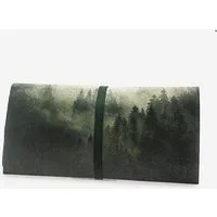 paprcuts paprcuts Tabakbeutel, Foggy morning (grün), – Produktbild 1 von 1