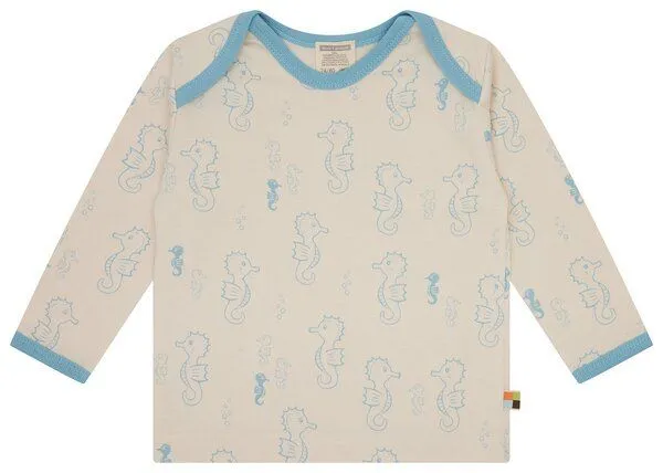 loud + proud loud + proud Babys & Kinder Shirt Druck, GOTS-zertifiziert, Air(blau), – Produktbild 1 von 2