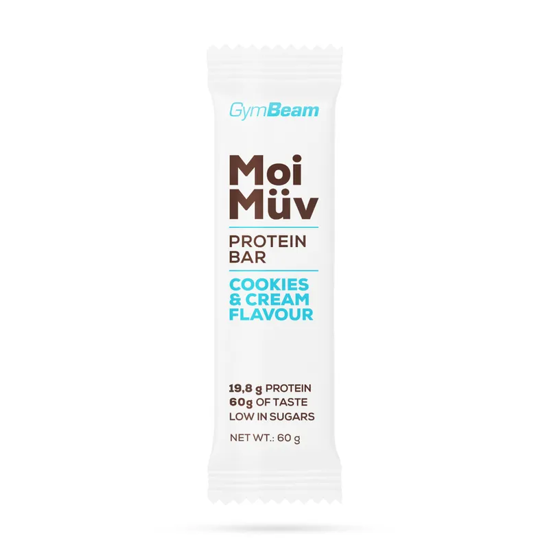 GymBeam Food GymBeam MoiMüv Proteinriegel 60 g Cookies & Creme – Produktbild 1 von 1