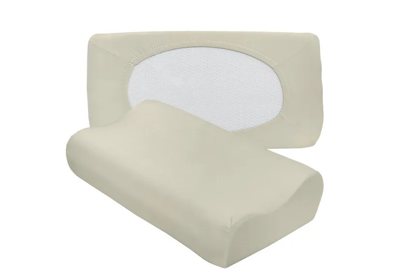 Traumschloss Kissenbezug Flex, (1 Stück), Edel-Jersey, mit Reißverschluss, Seitenschläferkissen, Braun, – Produktbild 1 von 4