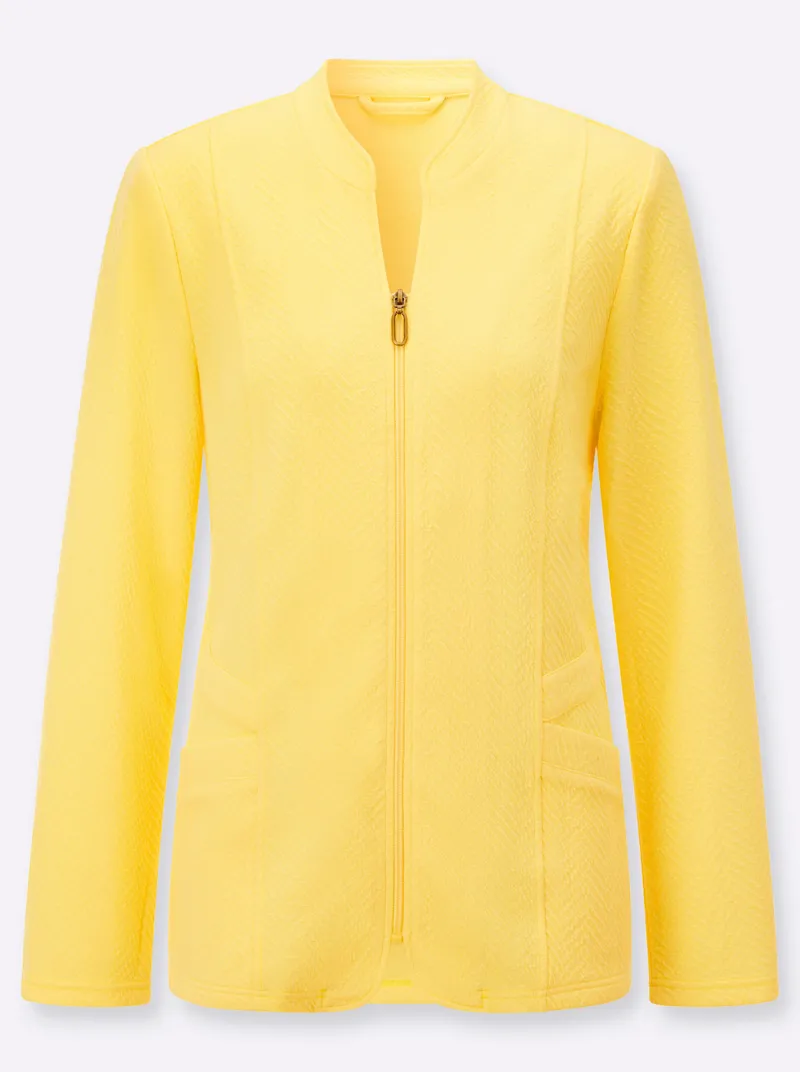 Witt Jerseyblazer, Zitrone, – Produktbild 1 von 2