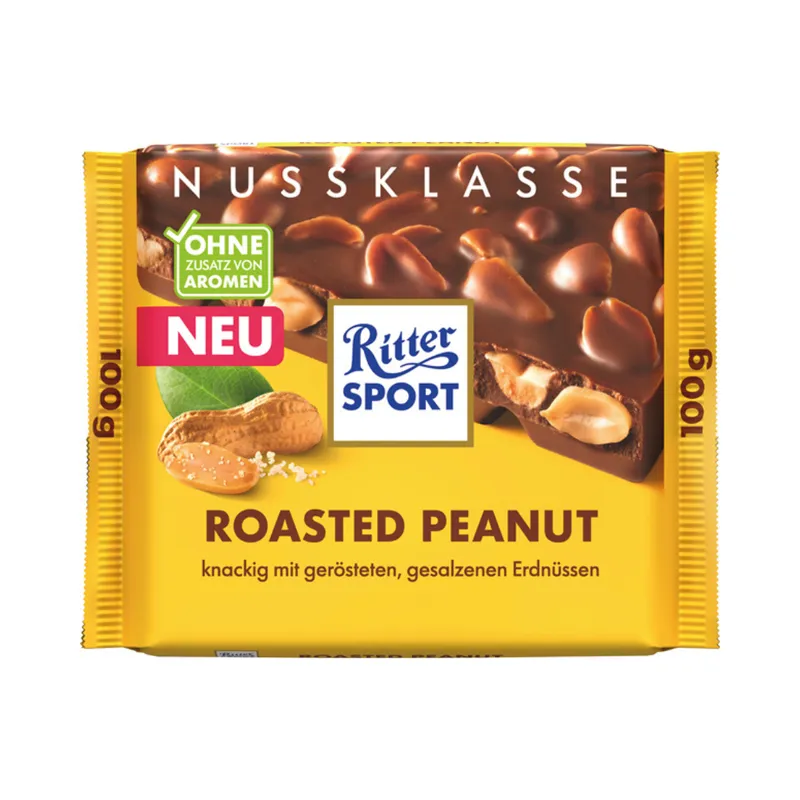 Ritter Sport Ritter Sport NussKlasse Roasted Peanut, 100g – Produktbild 1 von 1