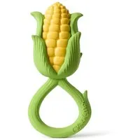 Oli & Carol Baby Greifling und Rassel Naturkautschuk Corn Gr.1, Maße 6 x 4,8 x 11,3 cm – Produktbild 1 von 1