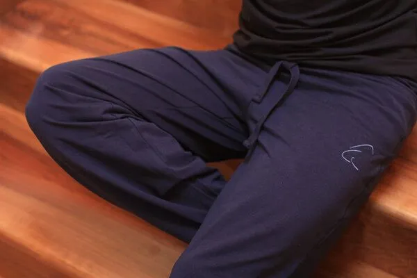 ESPARTO ESPARTO Yogahose Sitaara für Herren & Damen "Boyfriend Style", Nachtblau, – Produktbild 1 von 4