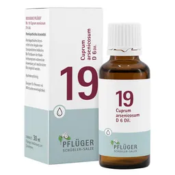Biochemie Pflüger Schüßler-Salze Biochemie Pflüger 19 Cuprum arsenic.D 6 Tropfen – Produktbild 1 von 1