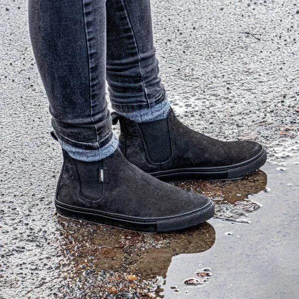 LANGBRETT LANGBRETT PLD boots | nubukleder, Schwarz, – Produktbild 4 von 4