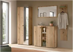 xonox.home Garderobenschrank in Evoke Oak Nachbildung B/H/T ca.: 70/192/37 cm – Produktbild 1 von 1
