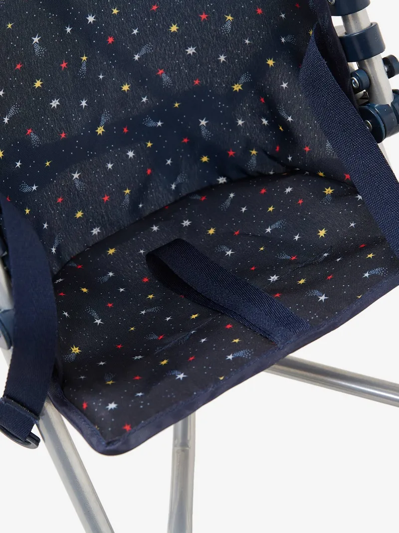Vertbaudet Puppen-Buggy, Nachtblau/kometen, – Produktbild 4 von 4