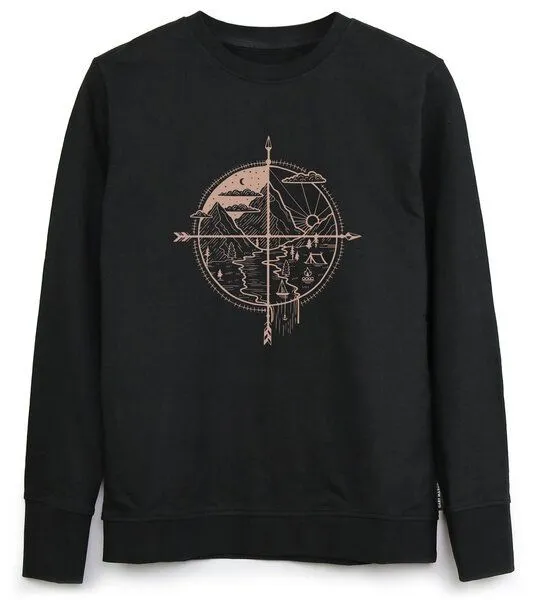 Gary Mash GARY MASH Sweatshirt Anoka Alfresco aus Biobaumwolle, Schwarz, – Produktbild 2 von 4