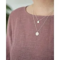 pikfine pikfine Lange Kette "Thora" // silber oder vergoldet, Silber, – Produktbild 1 von 1