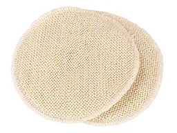 HANS NATUR Stilleinlagen Wolle Bouretteseide, 2-lagig, 1 Paar Durchmesser 14 cm – Produktbild 1 von 1