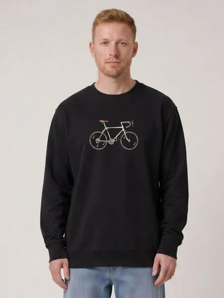 watapparel watapparel Sweatshirt Unisex Doodle Bike, Black, – Produktbild 2 von 2