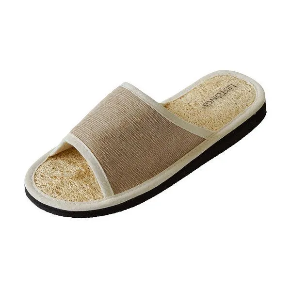 Les Tôngs Les Tôngs Zimtlatschen LOOFA-W Zimtsohle, Jute/weiß, – Produktbild 2 von 4