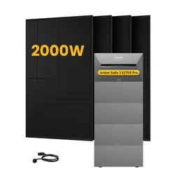 Anker Anker SOLIX Solarbank 3 E2700 Pro, mit 4 x 500 Bifaziale Solarmodule.by Powerness - 13.5kWh / ohne Zubehör / Selbstabholung – Produktbild 1 von 1