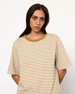 Rotholz Rotholz Gestreiftes T-Shirt Bio Baumwolle – Produktbild 1 von 1
