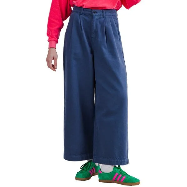 Brava Fabrics Brava Fabrics Bundfalten-Hose, Indigo, – Produktbild 1 von 3