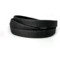 Kork Deko Kork-Deko Schwarzes Band aus Kork - 10mm Breit - ab 1 m Länge | Korkband – Produktbild 1 von 1