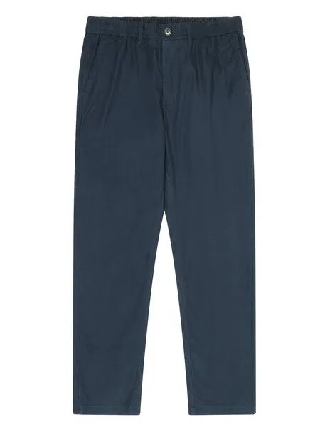 KnowledgeCotton Apparel KnowledgeCotton Apparel TIM Bio-Baumwollhose GOTS/Vegan, Blau (total-eclipse), – Produktbild 1 von 3