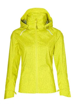 Basil Basil Bekleidung Skane HiVis Damen Regenjacke neongelb M - 360° reflektierend - wasserdicht & atmungsaktiv (10.000 WP/MVP) Bionic Finish® Eco taillierter Schnitt & helmtaugliche Kapuze – Produktbild 1 von 1