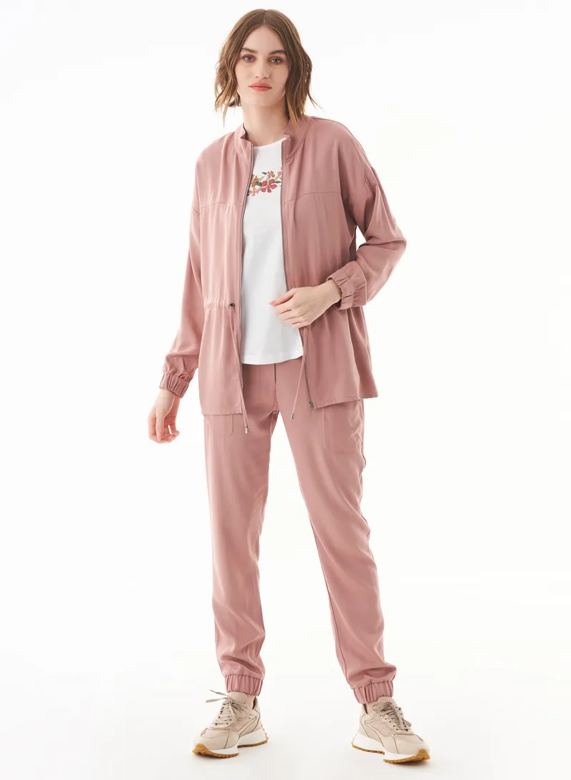 ORGANICATION ORGANICATION Damen vegan Jacke Ecovero Misty Rose, Rosa, – Produktbild 1 von 2