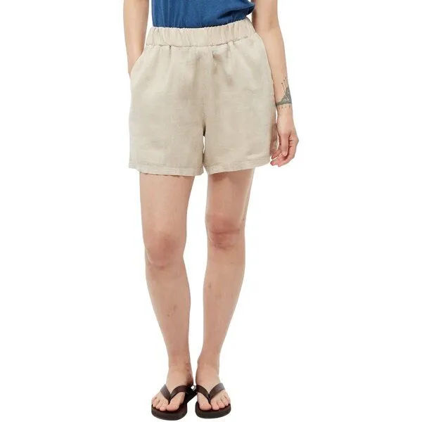 Givn Berlin Givn Berlin Shorts Clementine, Oat beige linen, – Produktbild 1 von 4