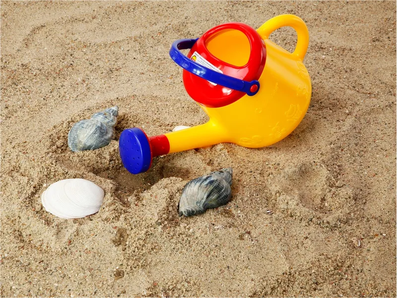 Spielstabil Spielstabil Gießkanne 1 Liter, Gelb, rot, blau, – Produktbild 2 von 2