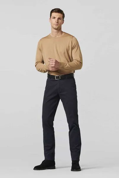 Meyer MEYER Fairtrade Baumwollchino, Blau (marine), – Produktbild 2 von 4