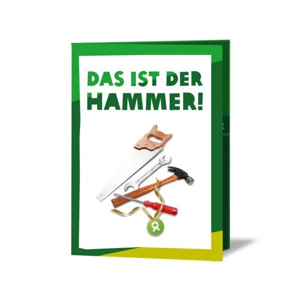 OxfamUnverpackt OxfamUnverpackt Spenden-Geschenk "Werkzeug" (Grußkarte mit Magnet) – Produktbild 2 von 2