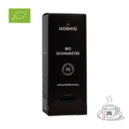 J. Hornig J. Hornig Bio Schwarztee, Hochland Blattteemischung, 25 Pyramidenbeutel im Kuvert, 62.5g – Produktbild 1 von 1