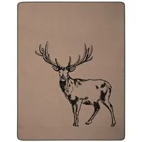 biederlack biederlack Wohndecke Serie Alp Chic "Deer", 80 % recycelte Fasern – Produktbild 1 von 1