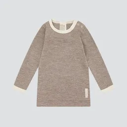 comazo|earth comazo|earth Baby Shirt langarm aus Wolle-Seide Mix | GOTS zertifiziert – Produktbild 1 von 1