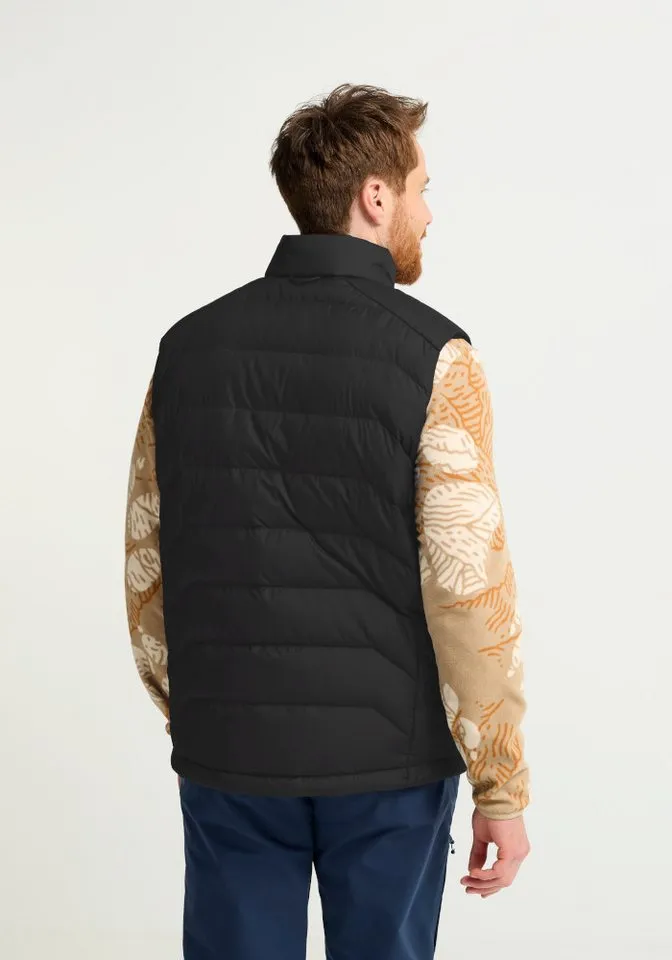 Jack Wolfskin Jack Wolfskin Daunenweste WILD PASS DOWN VEST M RDS Daunenweste, warm, wind- und wasserabweisend, Schwarz, – Produktbild 2 von 5